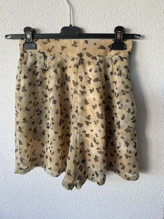 Shorts femme imprimé léopard taille S bon état