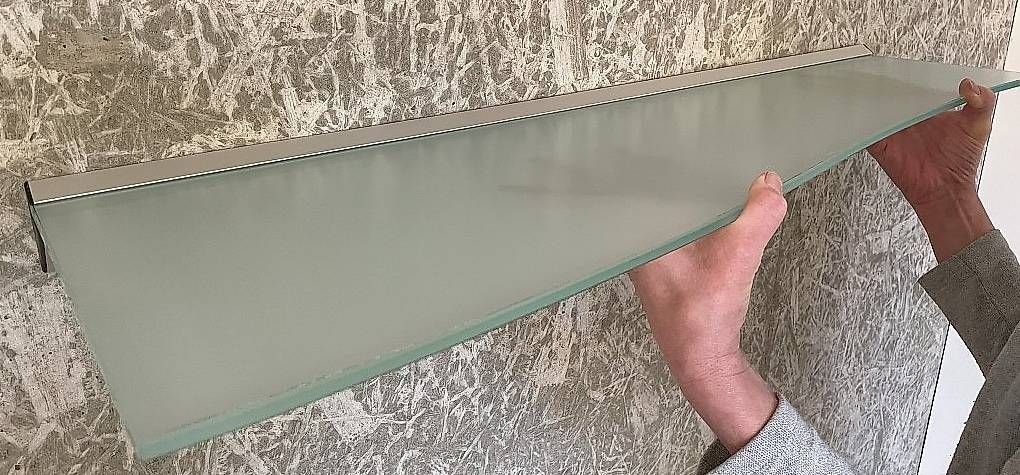 Verres: Glastablare mit Trägerprofil / verschiedene Formen – D'occasion à Goldach par bajazzo5961 2