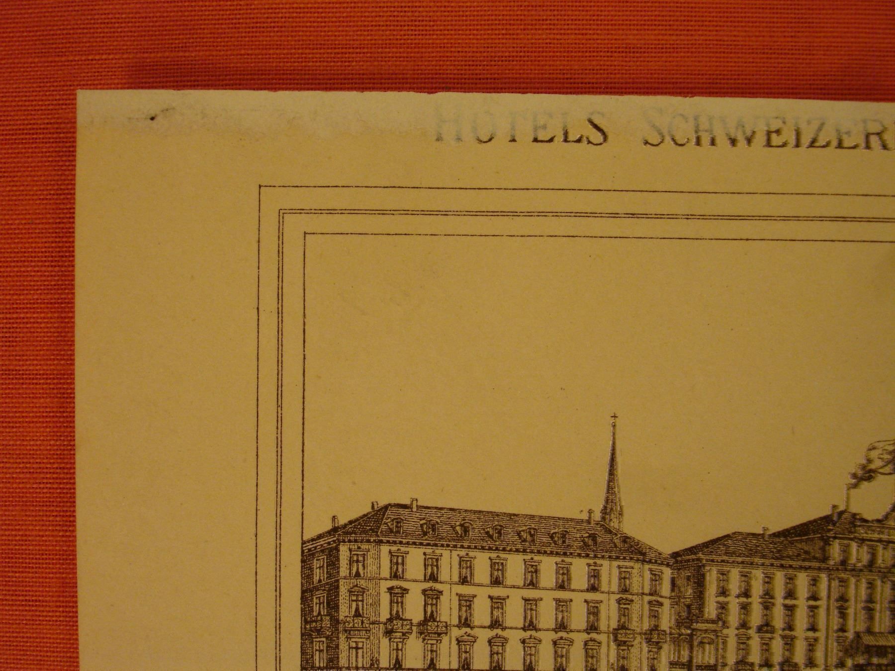 Incisioni: LUZERN, SCHWEIZERHOF & LUZERNERHOF, 1890 – Usato da Grüningen venduto da Kartensammler 5