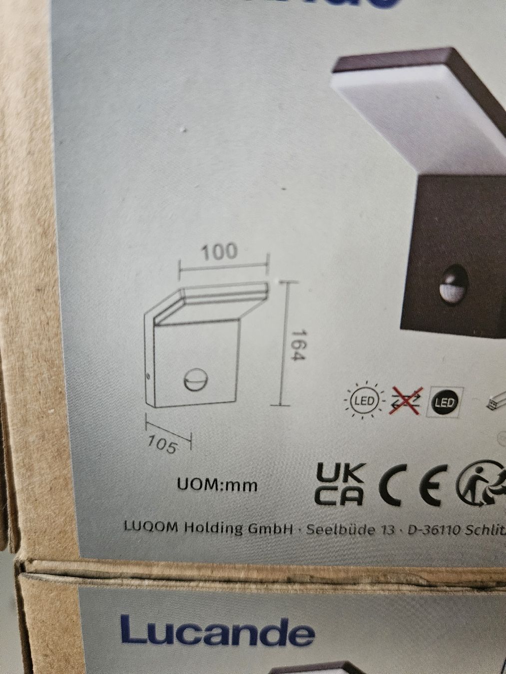 Lampade: Lucande LED Wandleuchte 2Stk – Nuovo (secondo la descrizione) da Wald ZH venduto da Aeroxsuisse 1
