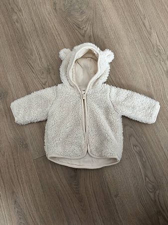 Jacke aus Teddyfleece Grösse 56