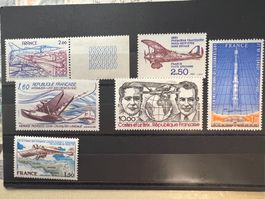 6 poste aerienne neufs** 1978-1982