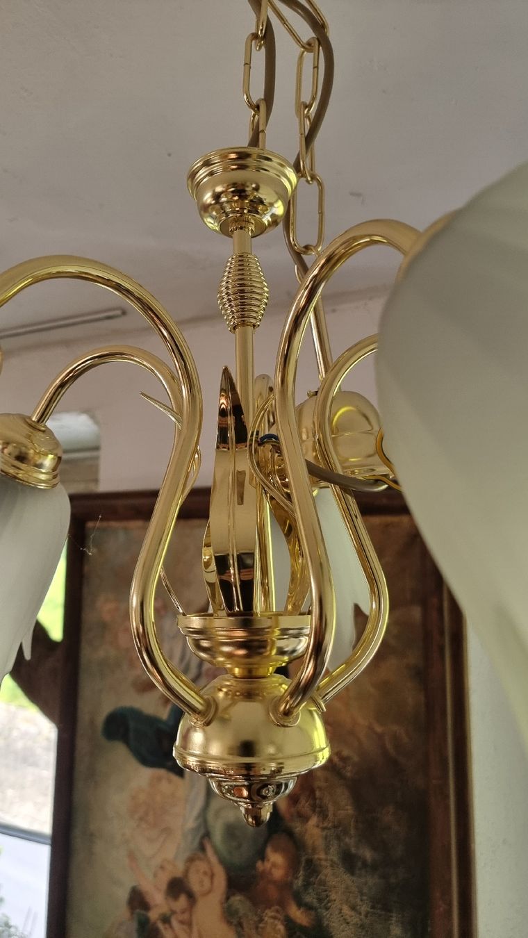 Lampen: 5 Armige Lampe,guter Zustand – Gebraucht aus Sils im Domleschg von platin01 3