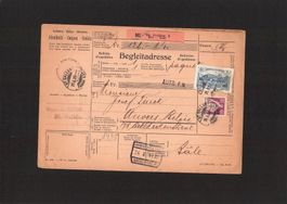 Begleitadresse St.Gallen - Belgien/Anvers mit Nr.112 + 178!!