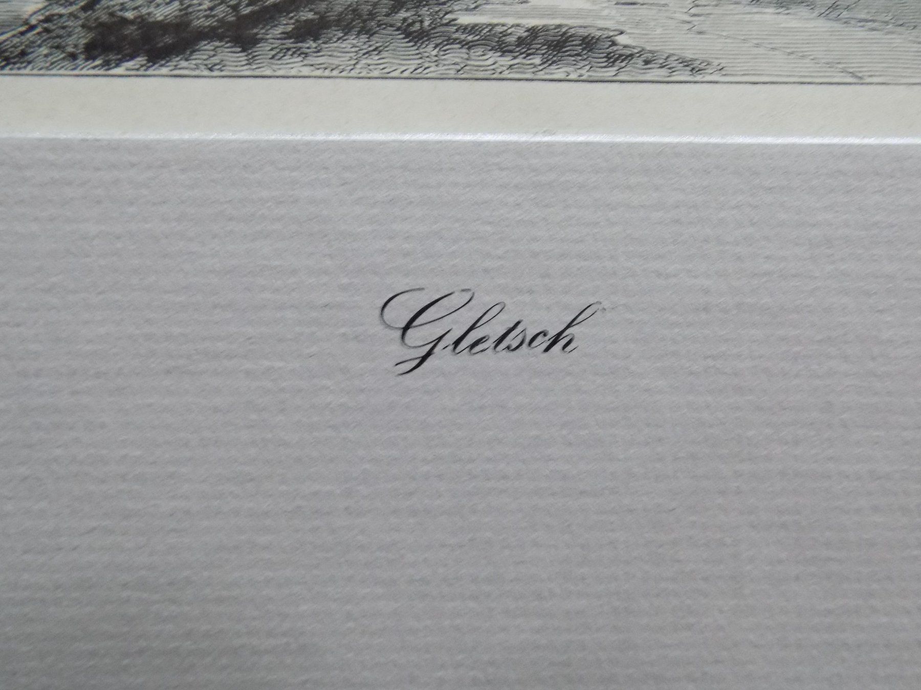 Gravures: Gletsch Valais Wallis Xylographie – D'occasion à Risch par Antikfee 2