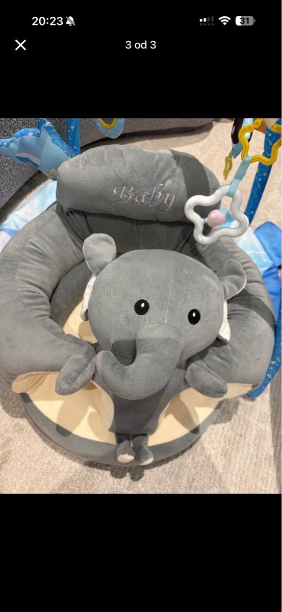Giocattoli: Siège d'appoint bébé éléphant gris bon état – Nuovo e nell'imballaggio originale da Delémont venduto da vil_267l