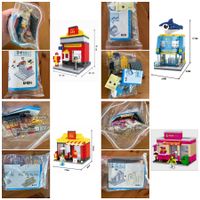 TOP! 21 LEGO-Sets Mini Houses Street - div.Shops&Restaurants