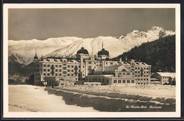St. Moritz-Bad, Das Kurhaus gegen die Be