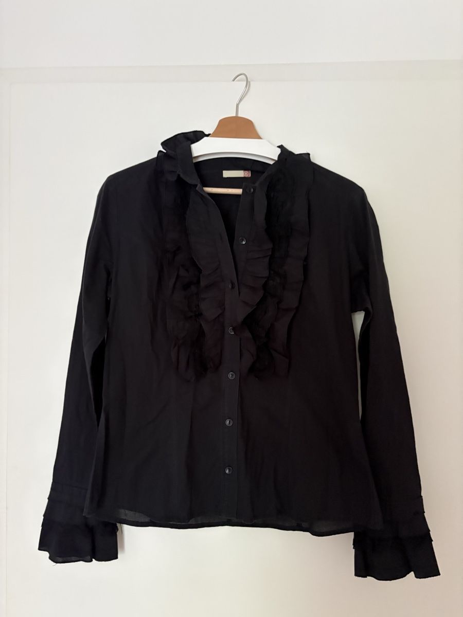 Camicette: Chic blouse noir  – Usato da Chêne-Bougeries venduto da emma.li