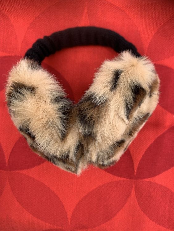 Ohrenschützer Mit Leopardenmuster - Flauschig & Warm Für Kalte Tage