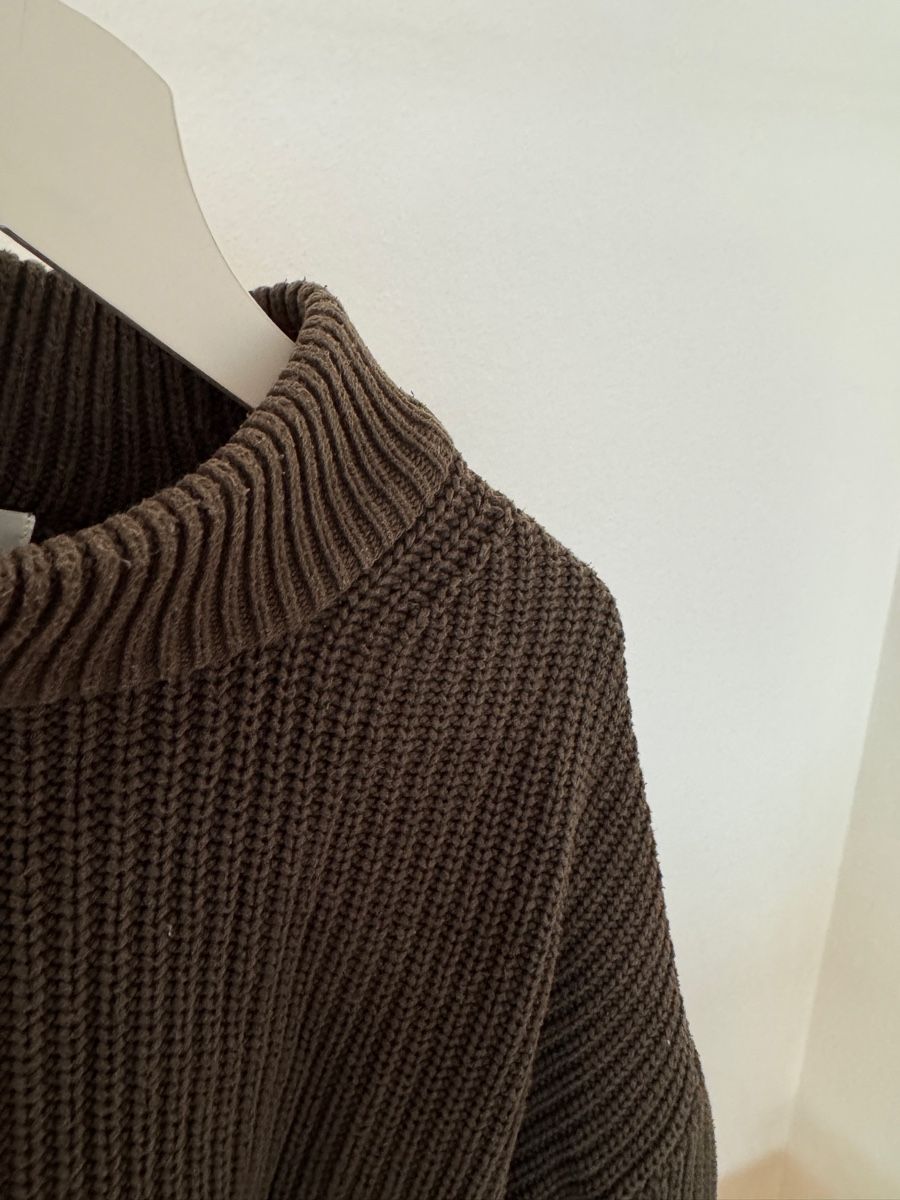 H&M Maglioni & Felpe: Strick-Pullover von H&M in Khaki, Grösse S – Usato da Zürich venduto da s.o13 3