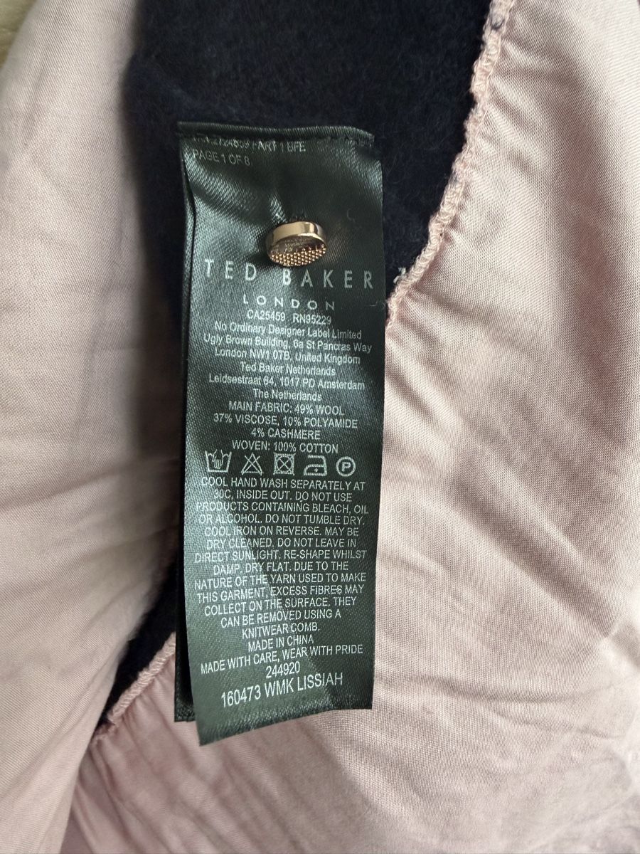 Maglioni & Felpe: Ted Baker Pullover mit Bluseneinsatz, Gr. 36,Wolle, Kaschmir – Usato da Winterthur venduto da marisole4 3