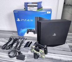 PS4 Pro 1TB SSHD | Service gemacht + 2 Controller & 6 Games!