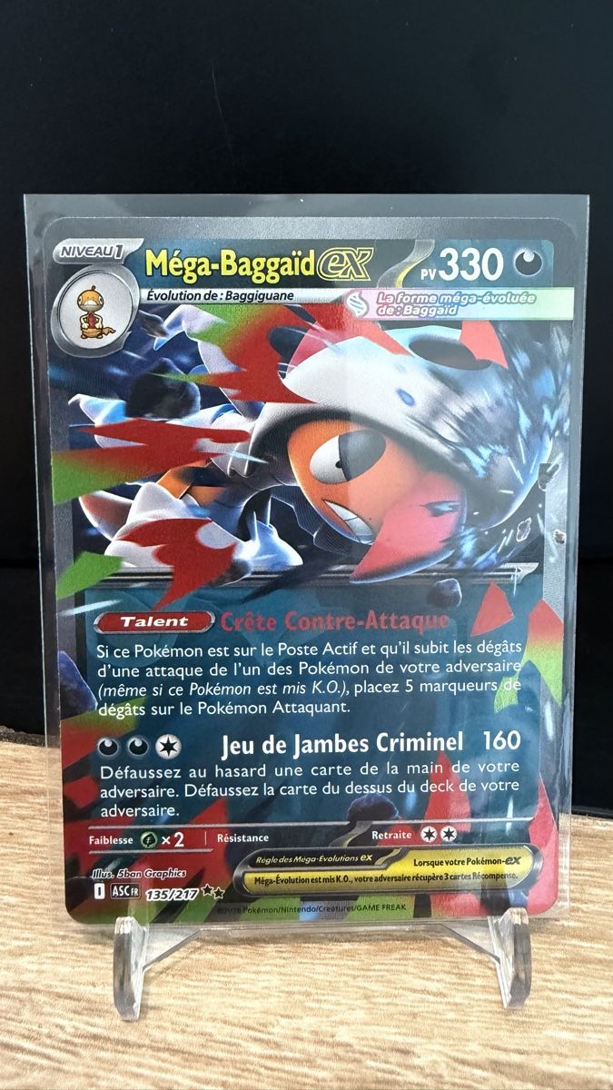 Pokémon Carte collezionabili: Mega Bagaid Ex 135/217 FR – Nuovo (secondo la descrizione) da Boudry venduto da Poketo17
