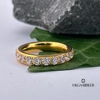 Edelstahl Memory Ring Grösse 52