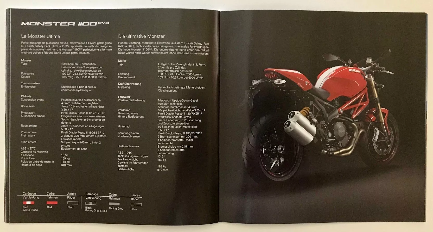 Ducati Dokumente: Ducati Prospekt Gesamtprogramm 2012 – Gebraucht aus Strengelbach von Omobono 7