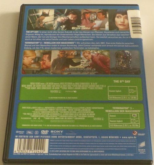 Best of Hollywood: The 6th Day & Terminator 3    D/E   2-DVD 2