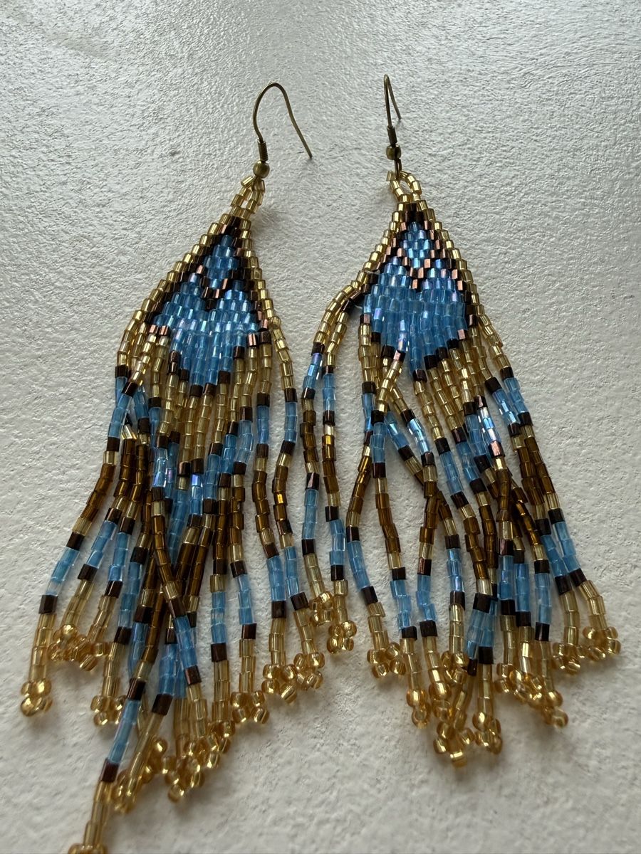 Boucles d'oreille: Wunderschöne Blaue Hänger Ohrringe – D'occasion à Bottmingen par Itsclaire
