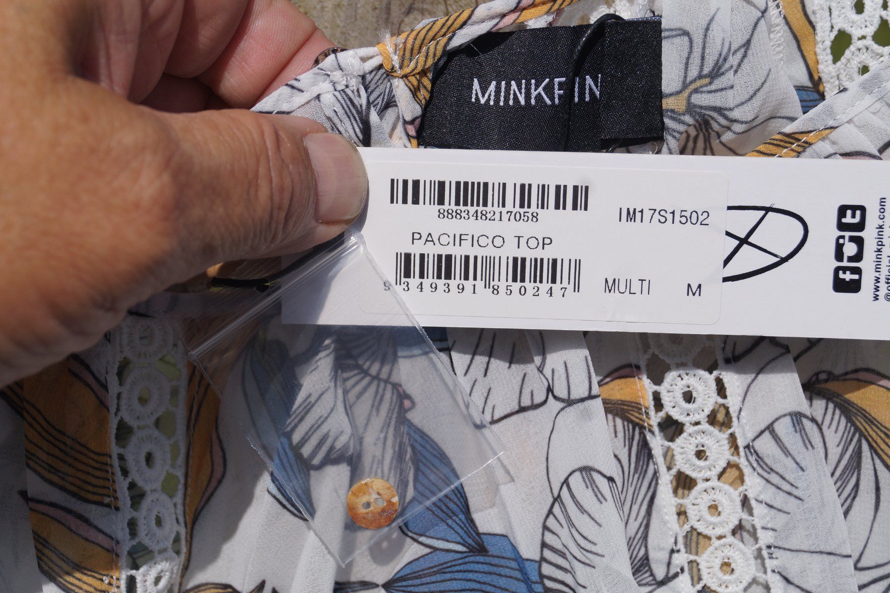 Camicette: MINKPINK Pacifico Floral Bluse – Nuovo e nell'imballaggio originale da Härkingen venduto da sammelbecken 3
