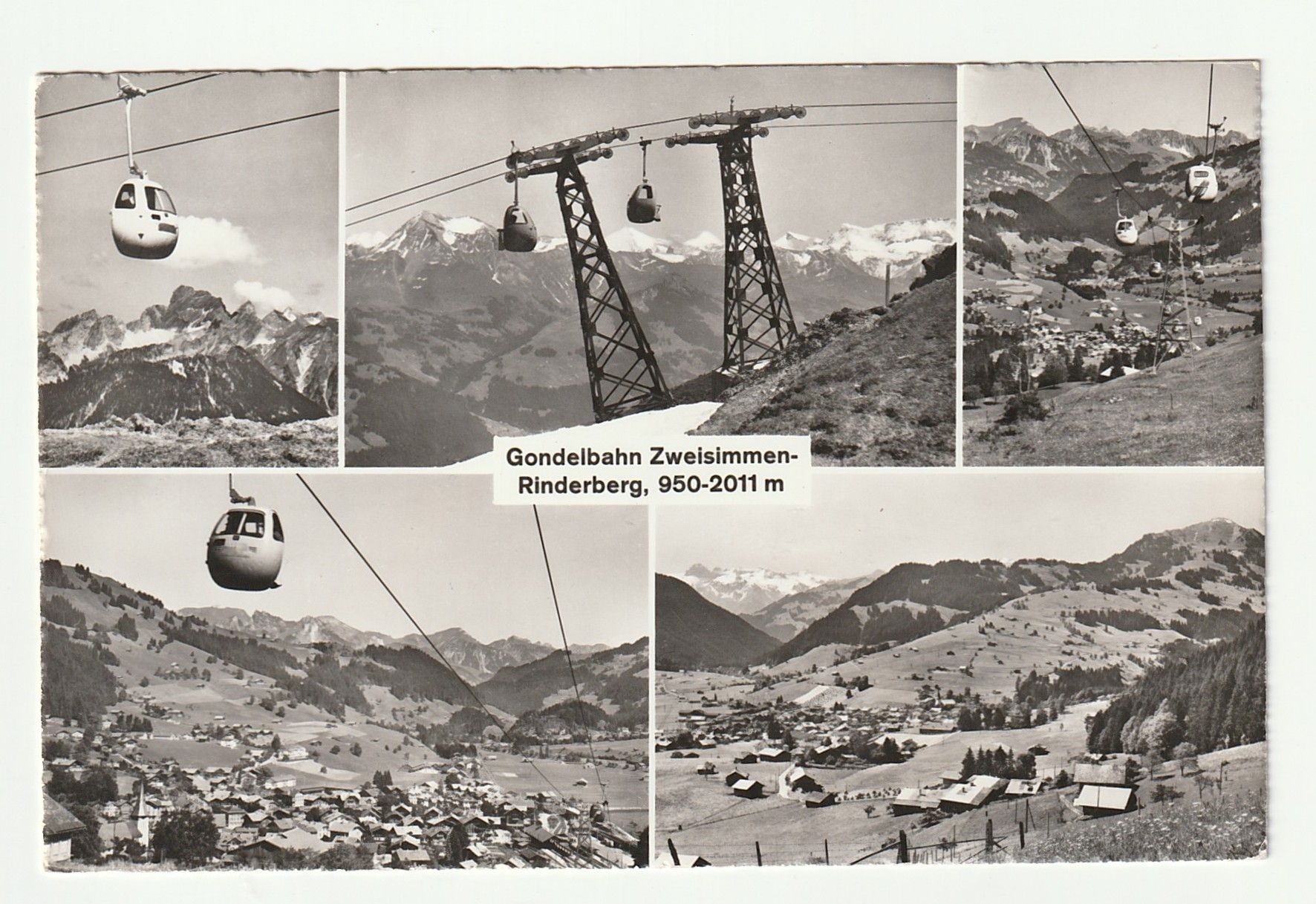 Cartoline postali: Ansichtskarte Gondelbahn Zweisimmen-Rinderberg – Nuovo (secondo la descrizione) da St. Gallen venduto da Ricardo_Deals