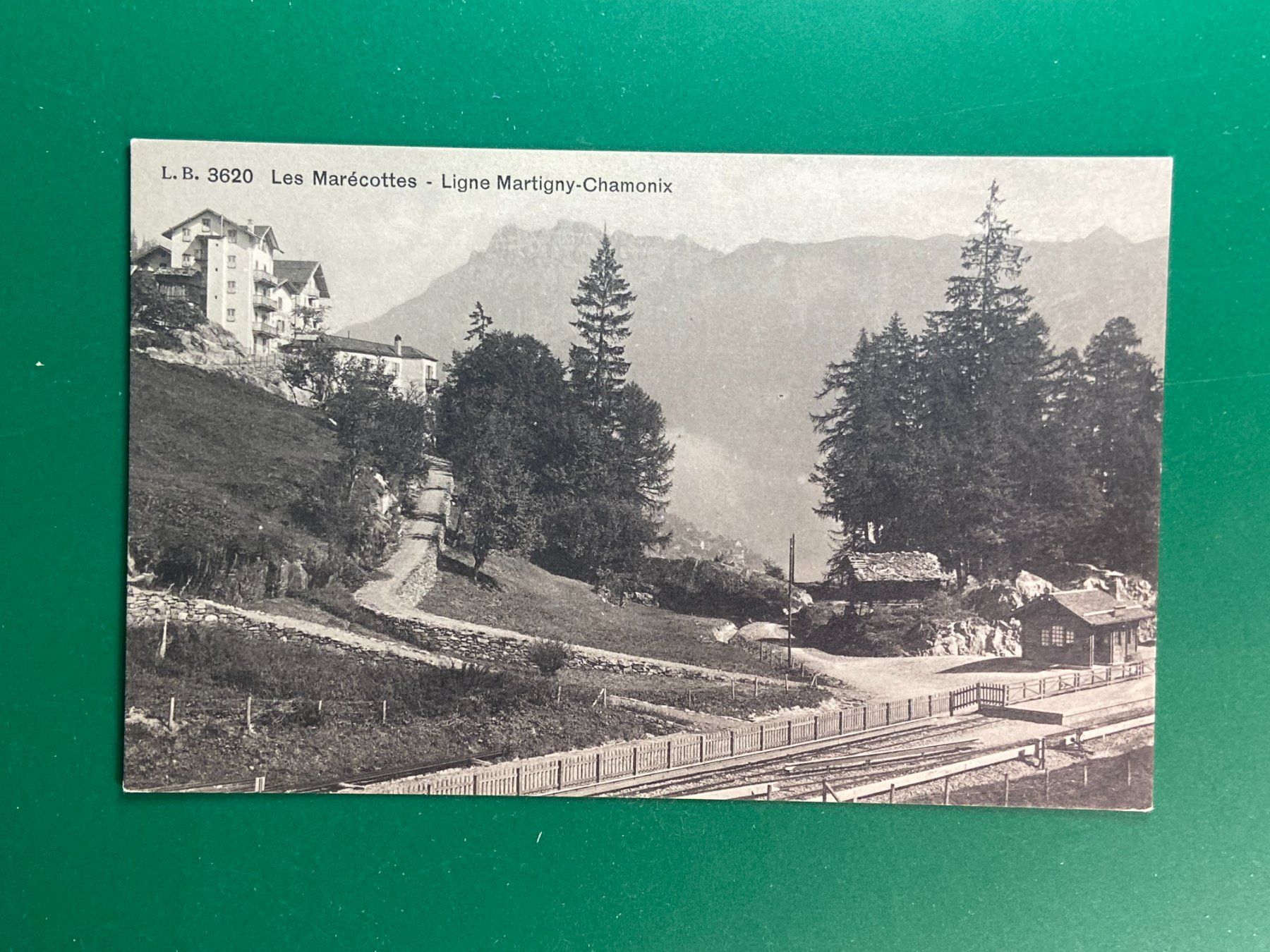 Ansichtskarten: Les Marécottes - Ligne Martigny-Chamonix – Gebraucht aus Steg VS von _vinci_