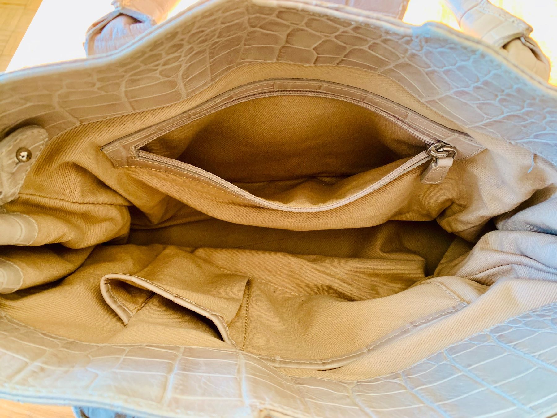 Navyboot Borse da donna: Navyboot Kurzgrifftasche in Alligator-Optik. Leder. – Usato da Zürich venduto da timaufdemmarkt 5