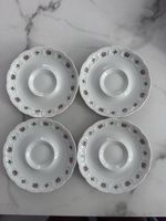 4x Suisse Langenthal Unterteller Nr. 79 – Rosenmuster