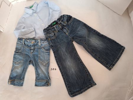 Kleiderpaket Benetton 90 Junge Jeans /Hemd