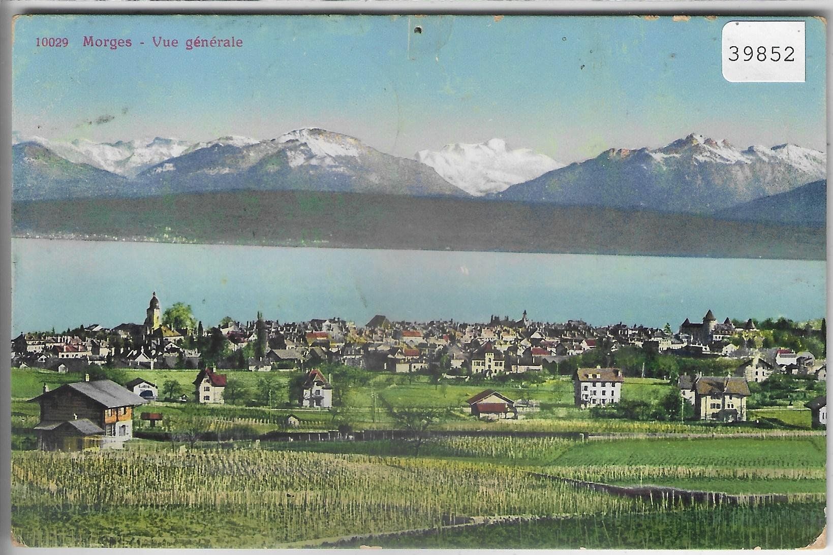 Cartoline postali: Morges - Vue generale - Litho – Difettoso da Ettingen venduto da Kartenplanet