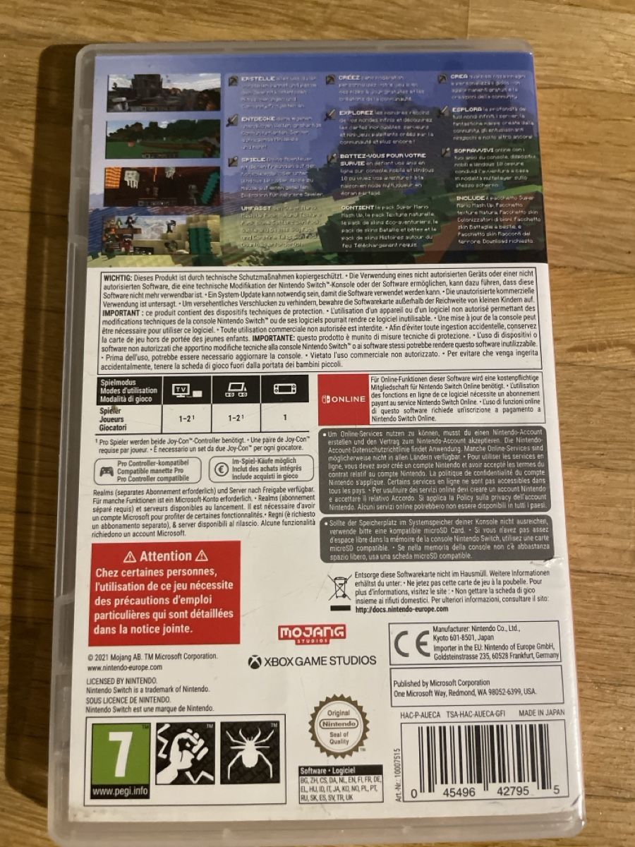 Nintendo Jeux: Switch Minecraft Videospiel – D'occasion à Horw par Amy28 2