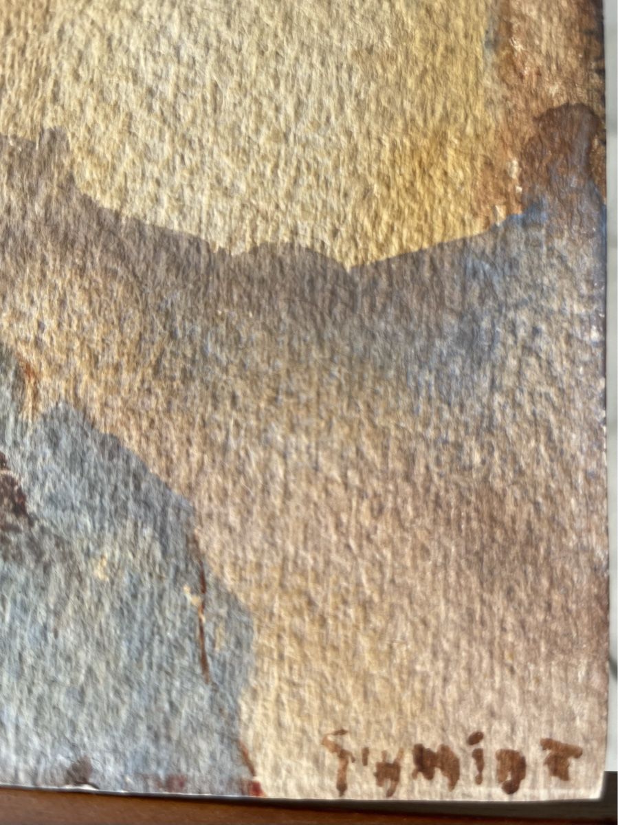 Tableaux: Schmidt aquarelle orientaliste – D'occasion à Biel/Bienne par Galaq 2