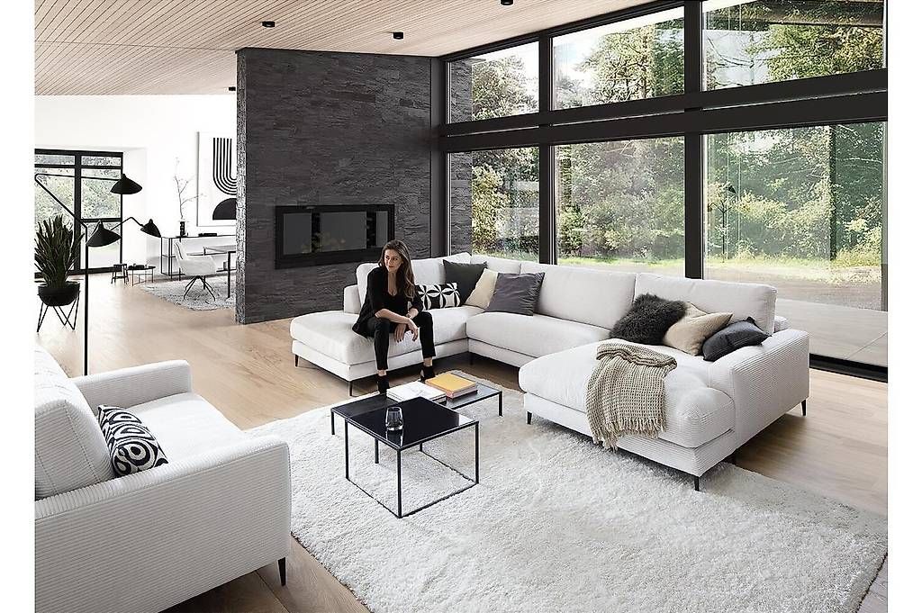 Divani: Cordsofa Uptown in U-Form – Nuovo e nell'imballaggio originale da Bischofszell venduto da deluxe-moebel 1