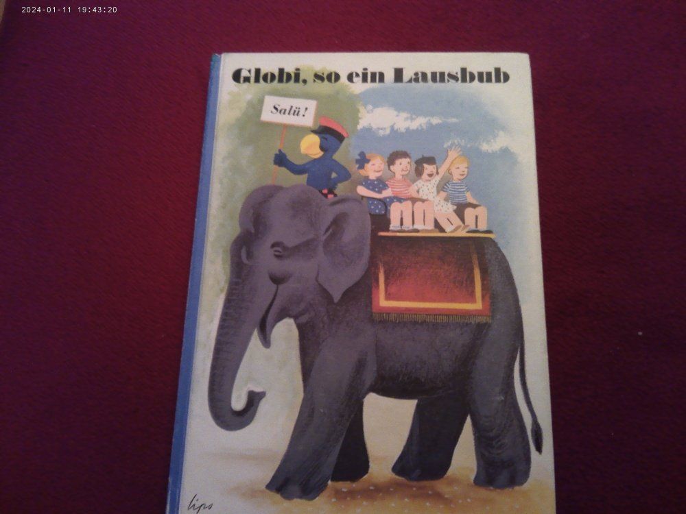 Fumetti: Globi, so ein Lausbub, Kinderbuch 4 AUFLAGE (UNBEMALT) – Usato da Volketswil venduto da nemo2000