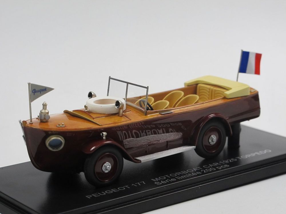 Peugeot 177 Motorboat Car 1925 - 1/43 Franstyle/Momaco - Série Limitée 200ex (NEUF)