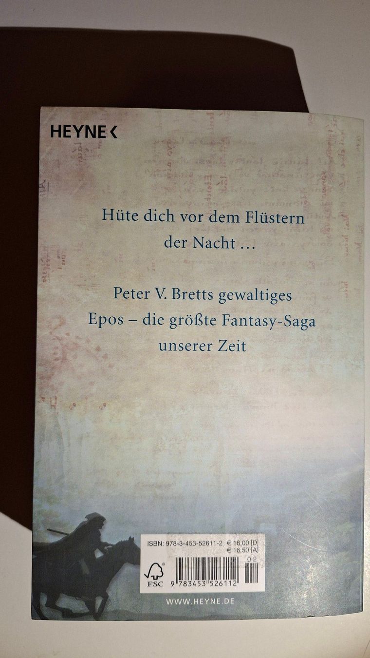 Livres: Peter V. Brett: Das Flüstern der Nacht – D'occasion à Dietikon par Buchantiqdietikon 1