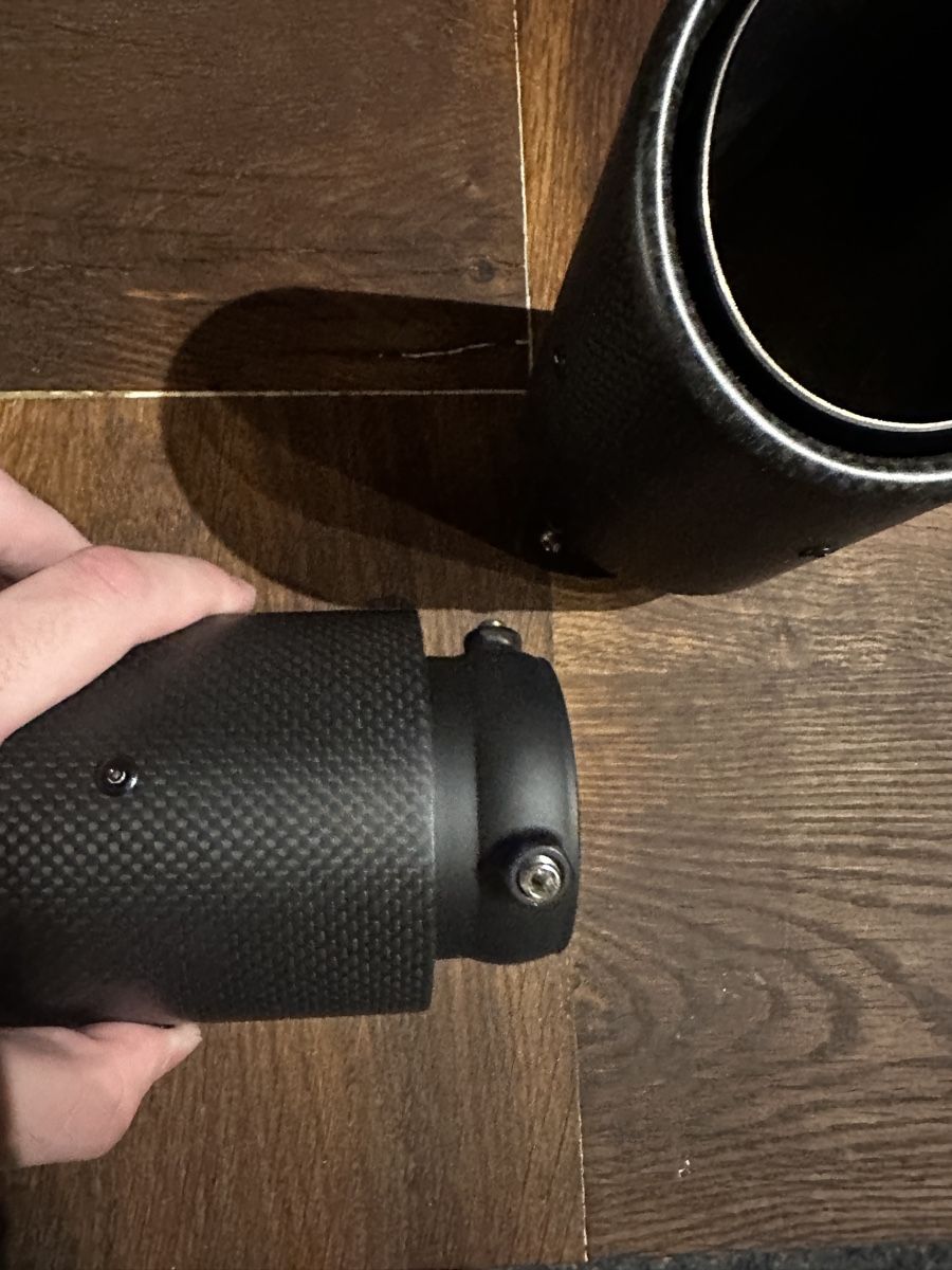 Sistemi di scarico: Auspuffblenden echt Carbon Neu! – Nuovo (secondo la descrizione) da Weier im Emmental venduto da dom_k 3