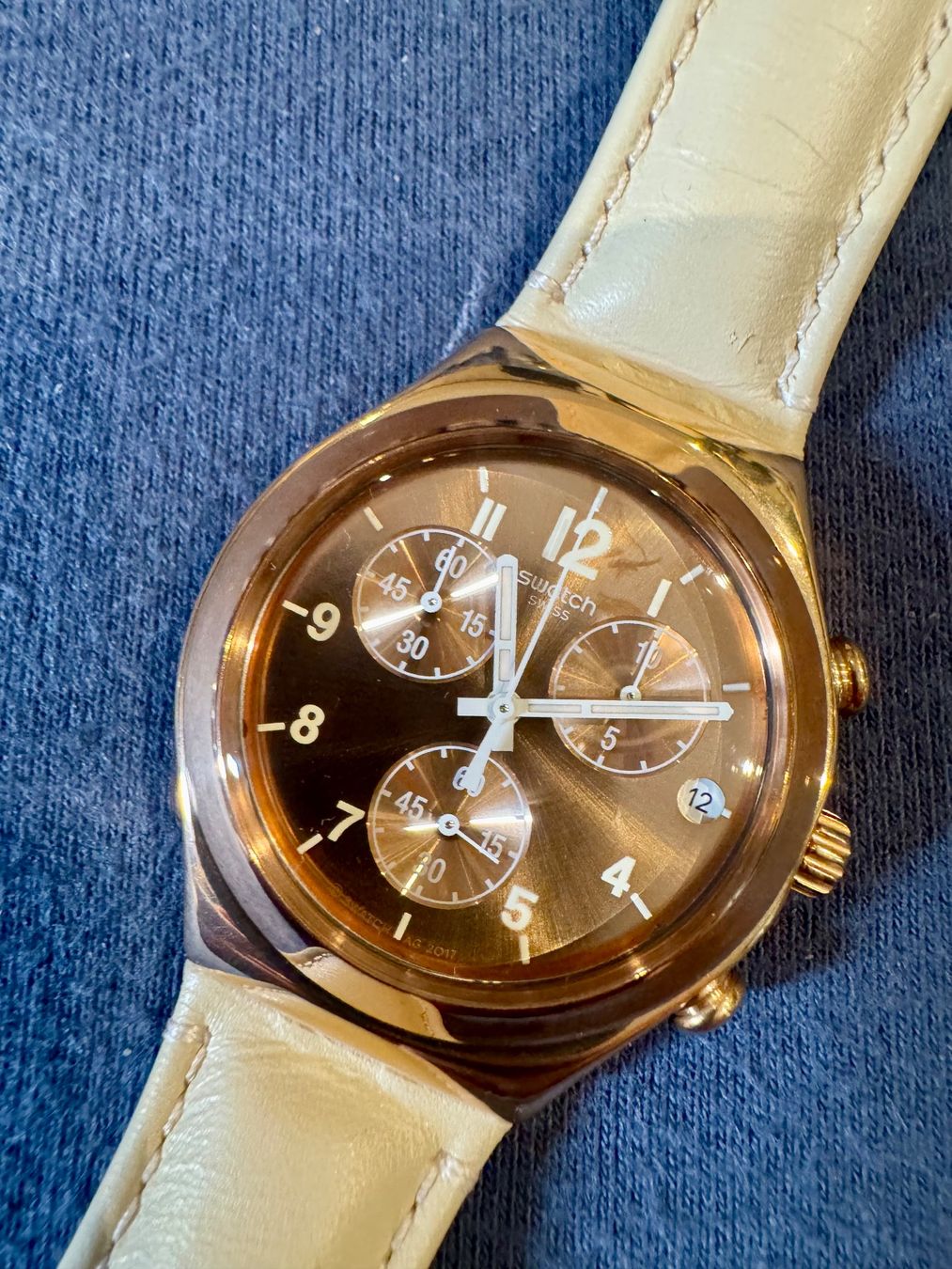 Swatch Orologi: **** SWATCH CHRONO IRONY YCG416 ESSENTIAL **** – Nuovo e nell'imballaggio originale da Giumaglio venduto da soloemi 3
