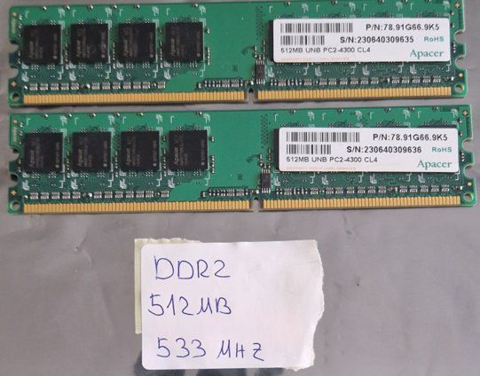 Memory / RAM: RAM DDR2-512MB-533MHZ – Gebraucht aus Villaz-st-Pierre von BIstroide