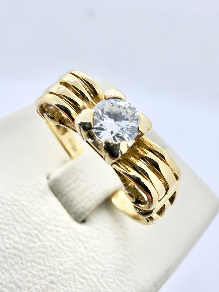 Anelli: 750/18 Gold Ring 030 Ct Brillant – Usato da Murg venduto da MTGold