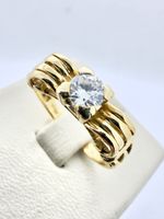 750/18 Gold Ring 030 Ct Brillant