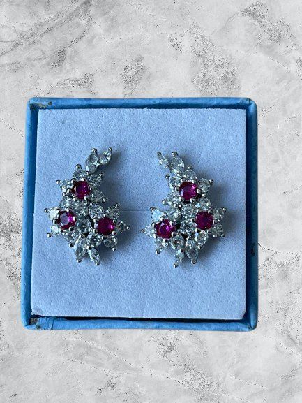 Orecchini pendenti & Orecchini a lobo: Boucles d'oreilles avec rubis – Usato da Genève venduto da TradeCH