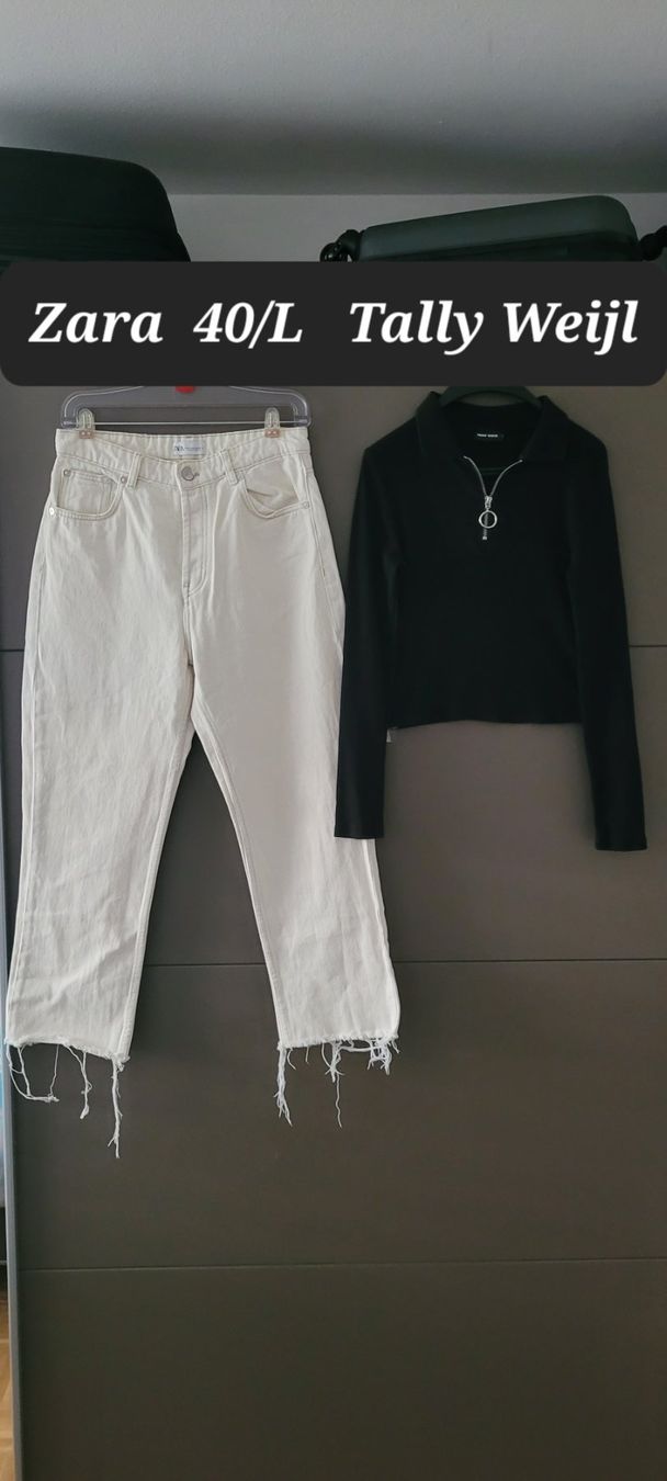 Zara Lots de vêtements: Zara jean  & sweat TW  taille 40/ coton – Neuf (Voir description) à Vevey par x_y_f