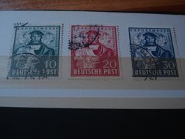 Deutschland 1949, Satz Deutsche Post Exportmesse Hannover o