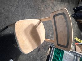 Holzstuhl, Vintage Design, Massivholz - Top Zustand! (15 St)