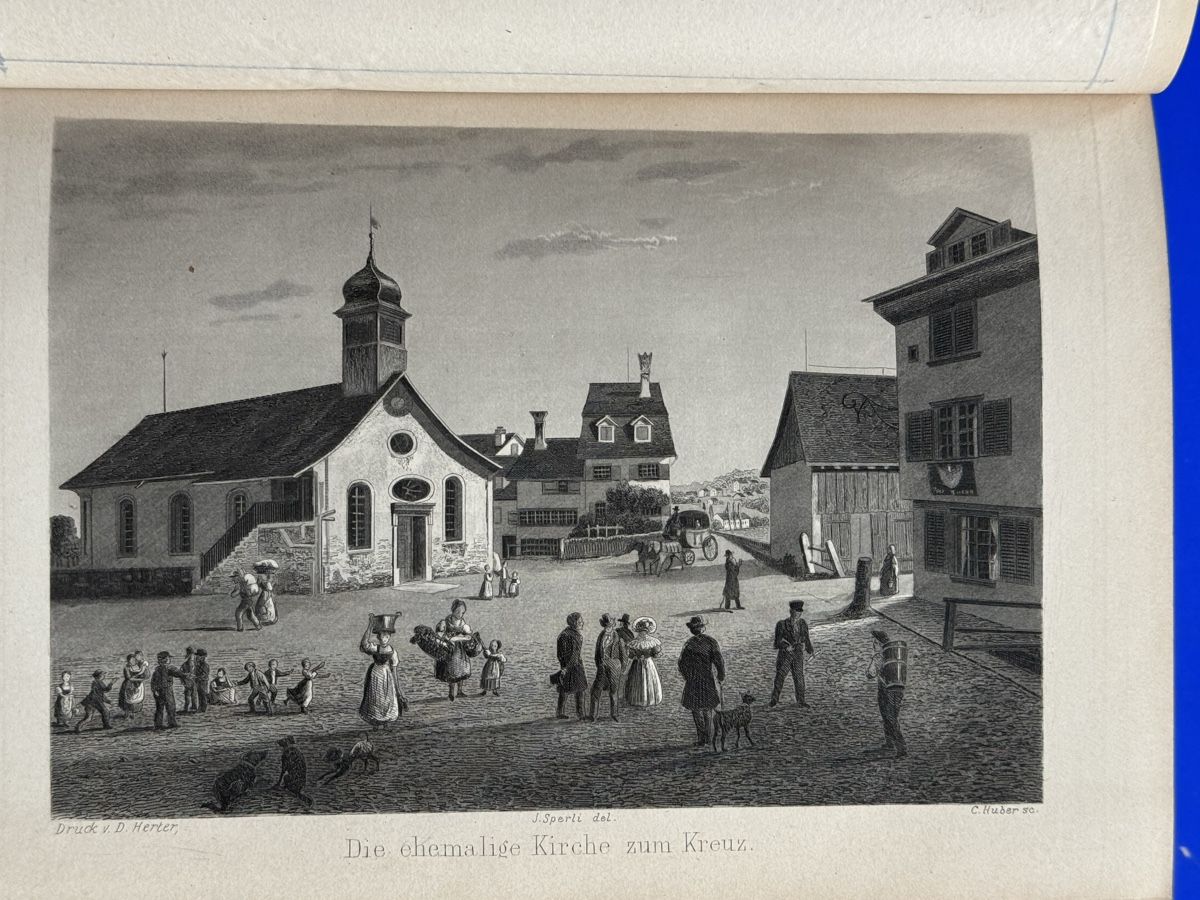 Bücher: 1889 Chronik der Kirchgemeinde Neumünster. Plan und Karten – Gebraucht aus Adliswil von buch_und_kunst 3