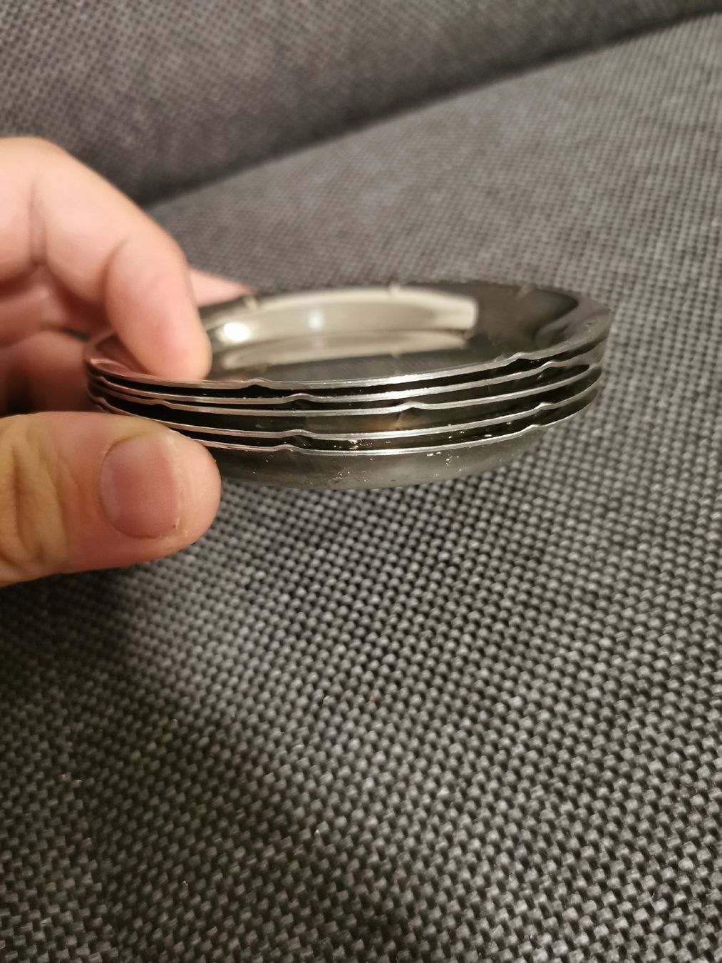 Untersetzer: 5 Glasuntersetzer Nic Iron gestempelt – Gebraucht aus Buchs SG von and_s6ps 1