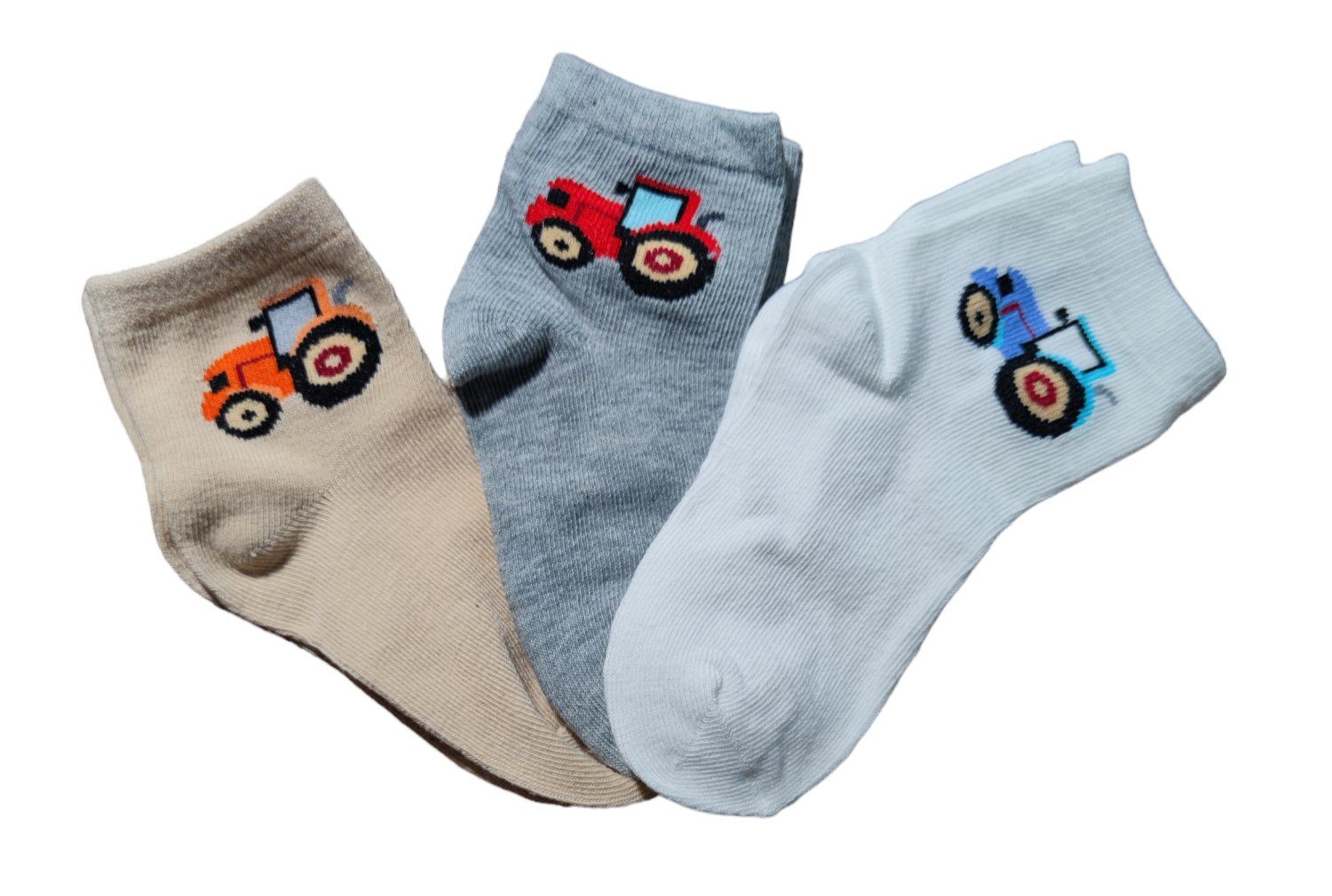Chaussettes enfants: Kindersocken-Set Traktoren – Neuf avec emballage d'origine à Zürich par amysmith