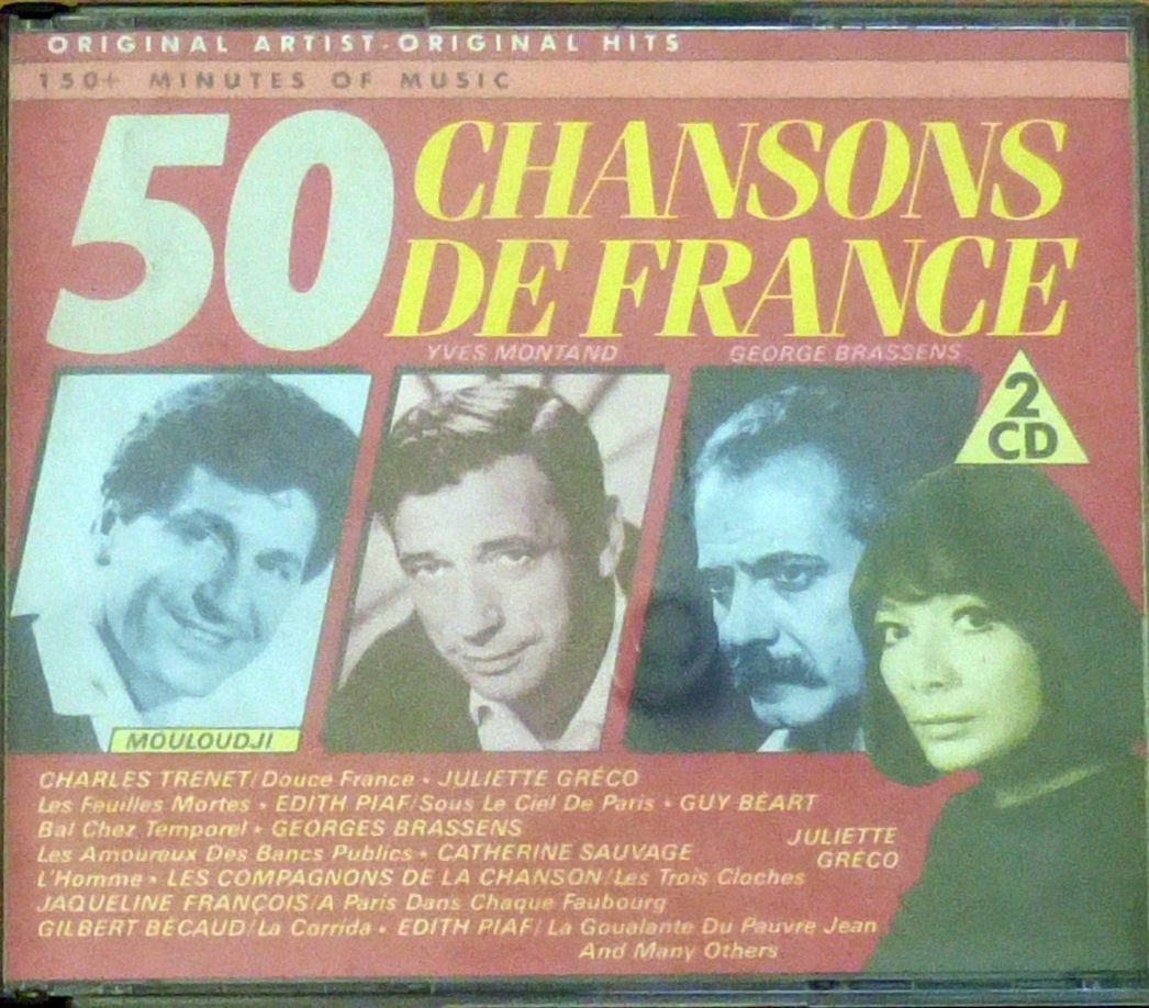 CDs: CD: 50 Chansons de France 2 CD's – D'occasion à Dietikon par immortal-stars