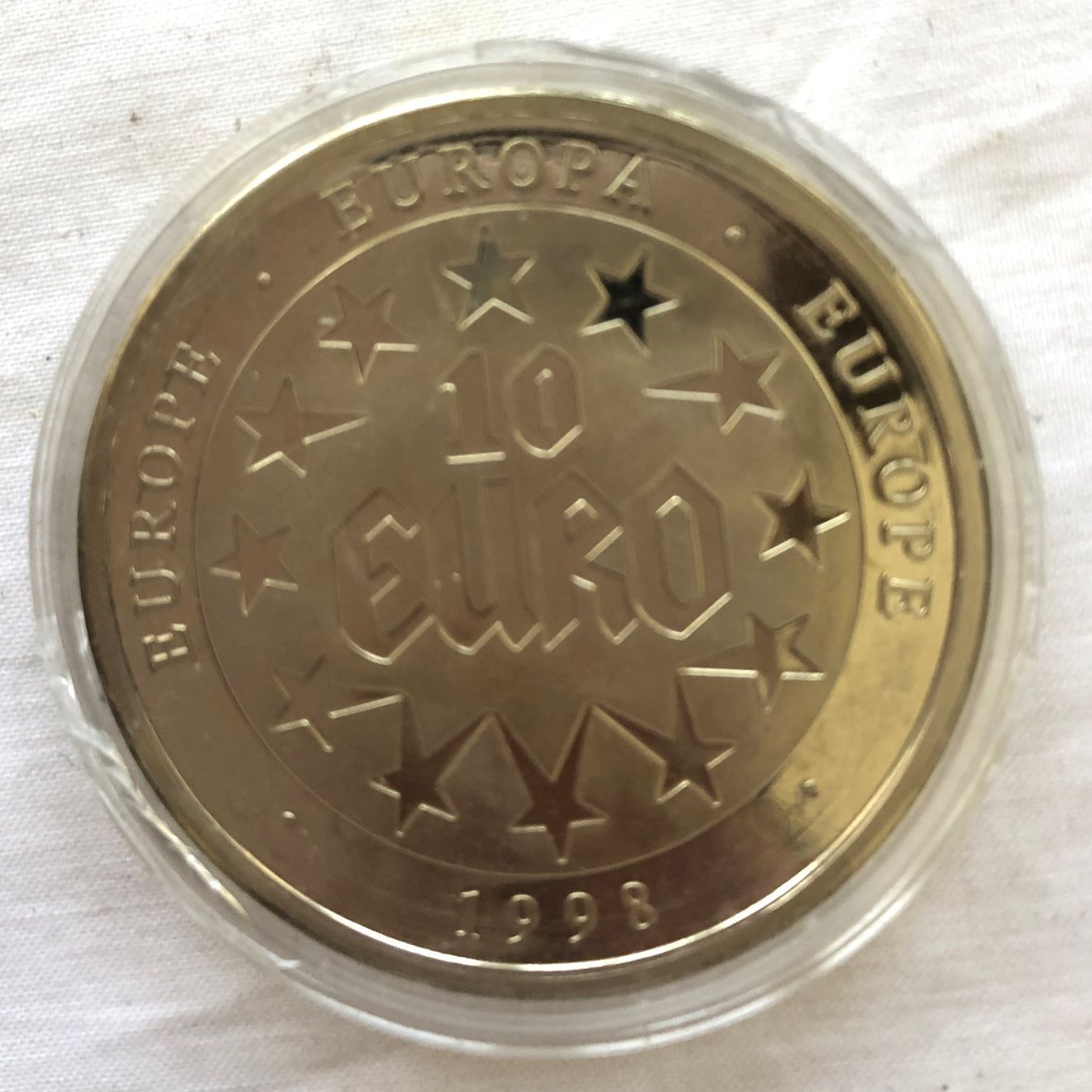 Tutti le monete: EUROPA - 10 EURO - Gedenkmünze - 1998 – Usato da Schaffhausen venduto da durruti