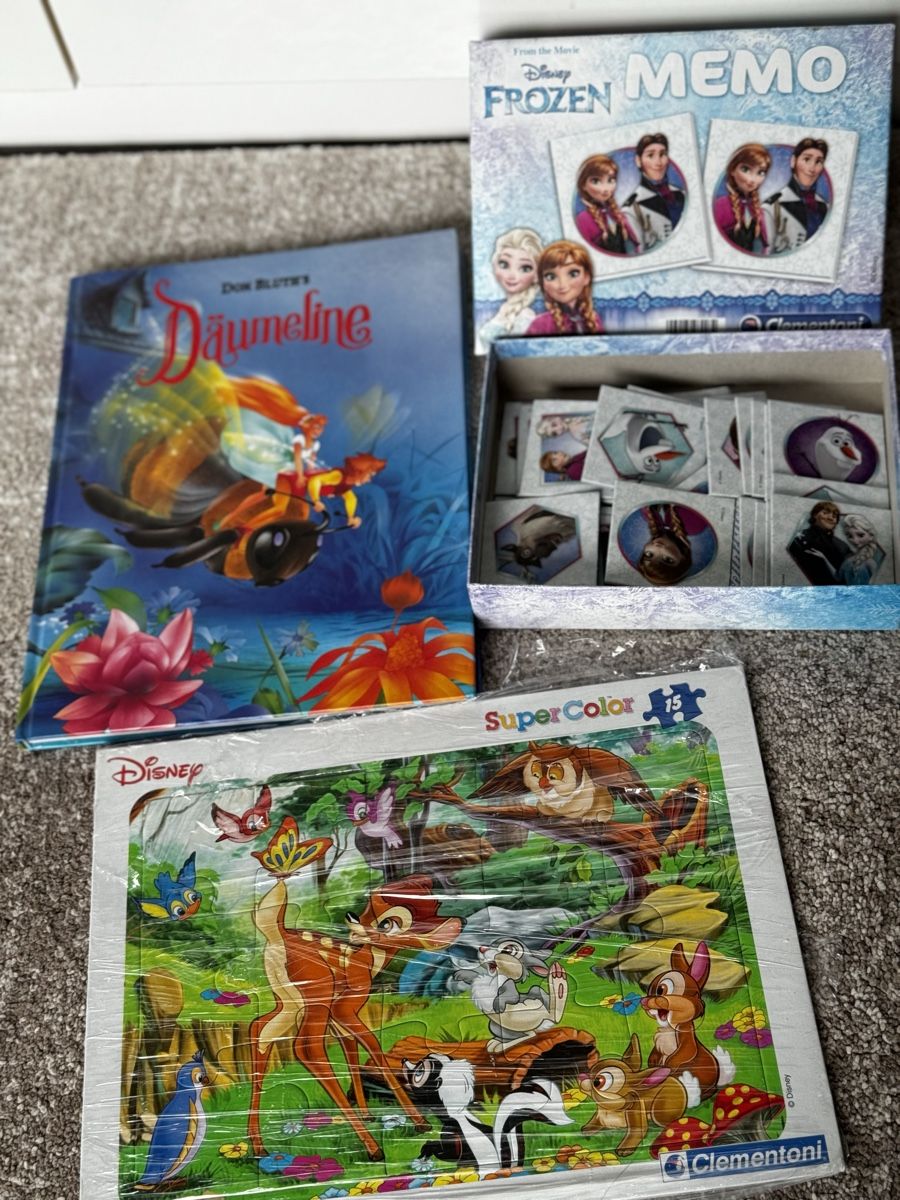 Disney Puzzles: Disney Bücher Puzzle Memospiel Set Kinder – Gebraucht aus Goldau von mira221